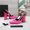 Fashion-Summer Fashion Sandals Shoes Women Buffed leather Heeled Luxury Designer Peep Toe Lady Sexy Sandalias Party Wedding Dress