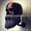 Decorative Objects Figurines Ghost Skull ornaments motorcycle helmet resin ornaments mysterious skull home design T240306