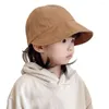 Casquettes de balle Mode Bébé Casquette de baseball Enfants Visière Chapeau Pour Filles Garçons Voyage Soleil Enfants Enfant En Bas Âge 1-5Y