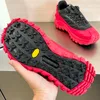 Tasarımcı Üçlü Sıradan Ayakkabı Kadın Erkek Beyaz Siyah Yeşil Pembe Donanma Kırmızı Track Runners Eğitmenler Deri örgü Düşük Üst Moda Vintage Platform Spor Kabarcıları Trekking Ayakkabıları