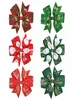 Fermagli per capelli con fiocco per bambini Barrettes Fiocchi di nastro in grosgrain di Natale da 3 pollici CON clip Snow Girls Bambini Girandola Forcine Xmas Cute Hairpin1840477