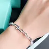 Bijoux Luoyang tendance personnalisé tiffay en forme de U épissure réglable Bracelet en cuivre pour hommes et femmes 8RI1