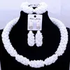 Dudo New Dubai Necklace Crystal Beads Wedding Women Bridal Accessories Nigerian Jewellry Sets