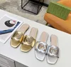 Slippers مصمم صندل الرجال والنساء القيعان العتاد الوجه Flip Flops Ladies Fashion Fashion الحجم غير الرسمي 35-45 مع صندوق