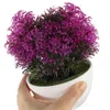 装飾的な花人工鉢植え植物飾り居間のための花の飾り小さな装飾偽のプラスチック装飾植物