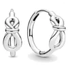 أقراط مسمار 925 Sterling Silver Consring Hearts Symbol of Love Crown Signature Infinity for Women Fashion Jewelry