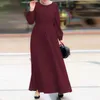 Muzułmańska sukienka Abaya Elegancka islamska sukienka Abaya damska sukienka