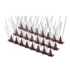 Autres fournitures d'oiseaux Spikes 12 Pack dissuasif pour pic en plastique extérieur petit chat écureuil Pigeon Durable