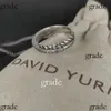 DY Twisted Vintage Band Designer David Yurma Bijoux Bagues pour Femmes Hommes avec Diamants Argent Sterling Tournesol Luxe Plaqué Or Fiançailles Pierre Précieuse Cadeau 956