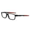 Solglasögonramar 55-19-140 Optisk TR90 Square Box Non-Slip Sports Glasses Frame Recept Män och kvinnor