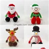 Animaux en peluche, poupées du père noël, Elk P, jouets bonhomme de neige en tissu, cadeaux de noël, activité, livraison directe, vente en gros, Ota0T, vente en gros