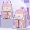 Mochilas escolares japonesas para meninas altas mochila para adolescentes multi bolsos kawaii mulheres bonito saco de livro mochila