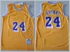 Basketball Bryant Jerseys 8 24 Bean The Black Mamba Sport Wear Just Don Shorts 2001 2002 1996 1997 Team National 2012 Yellow Blue Purple High School Man