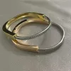 Hot tiffays New Lock Colorful Diamond Bracelet 925 Sterling Silver 18k Rose Gold Womens Fashion 3E4F