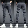 Jeans jeans primavera estate nera grigio da carico streetwear jogger pantaloni battiti harem jean pantaloni