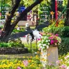 Gartendekorationen, Weißkopfseeadler-Statue, Wetterfahnen, robust, einzigartig, wasserdicht, dekorativ, rostbeständig, exquisiter Pfahl-Rocker