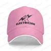 Casquettes de balle électricien Baseball Hip Hop casquette Sandwich hommes femmes réglable chapeaux de Sport en plein air