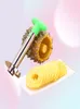 Fruit Vegetable Knife Rostfritt stål Gadget Kök Tillbehör Ananas Peeler Spiralizer Cutter Core Peel Slicer8718451