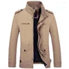 남자 재킷 볼라로 2024 남자 재킷 코트 패션 트렌치 가을 브랜드 브랜드 캐주얼 실름 핏 오버 코트 남성 5xl