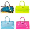 Sacs de luxe de styliste, sacs de voyage personnalisés roses de grande capacité, sac de Sport imperméable pour femmes