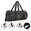 Duffel Bags Roses Pattern Travel Bag Sun Celestial Kawaii Large Sport Waterproof Men's Design Gym Yoga Funny Fitness