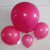 Party Decoration 5/10/12/18 tum Rose Red Latex Balloons Födelsedagsdekorationer Vuxen Bröllopshelium Globos Baby Shower Ballon