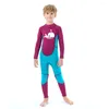 Women's Swimwear 2.5MM Neoprene Children's Diving Suit Warm Cartoon Long Sleeve Surfing Sun Protection Water Sports