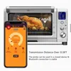 Barbekü Araçları Aksesuarlar Et Termometresi Fırın Izgara Sigara Sigara içmek için Kablosuz Rotisserie Bluetooth Bağlantı Dijital Mutfak Barbekü Bırak Deli DHVCX