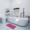 Коврики для ванной Влагостойкий коврик для душа Нескользящий пол из ПВХ для ванной комнаты со сливными отверстиями Водонепроницаемый для быстрой безопасности