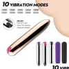 Leg Massagers Powerf 10 Speed Dildo Vibrator Toys For Women Maturbator Usb Charge Av Stick G-Spot Masr Clitoris Stimator Drop Delivery Dhqur