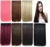 合成ヘアエクステンションストレート24インチウィッグブラジルブラックカラフルな茶色の茶色の暗い金髪染色可能bea0906546084