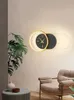 Wandlamp Moderne LED Wandlamp Klok Blaker voor Slaapkamer Nachtkastje Woonkamer Eetkamer Gangpad Veranda Gang Home Decor Verlichtingsarmatuur Glans