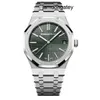 Montre Ruch Watches AP Watch Royal Oak Series 15510st Checkered Green Plate Precision Steel Mens Mash