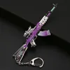 Designer-Schlüsselanhänger Jedi Eat Chicken und Elite Toy Gun Schlüsselanhänger Zubehör M416 Skin Alloy Gun Model Peripherer Schlüsselanhänger für Männer