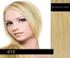 100G 18Quot 20Quot 22Quot 613 Blaceブロンドインド人ヒューマンマイクロリングループヘアエクステンション1GS 5AグレードインドヘアExten1003915