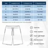 Menshorts Rwanda Flag 3D Swimming Trunks med kompressionsfoder 2 i 1 snabbtorkade sommarbadfickor