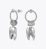 dangle earrings enfashion gothteth for women stainless Steel zircon zircon earringファッションジュエリーペンディエンテスMujer Party e13157840027