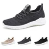 running shoes for men women Solid color hots low black white Peach breathable mens womens sneaker walking trainers GAI