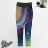 Damen-Leggings, Galaxie-Ozean, sexy, bunter Druck, Push-Up-Yogahose, Retro-nahtlose Leggins, Damen-Grafik, Workout-Sportstrumpfhose