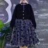 Casual Kleider Weißes Kleid Frauen Langarm Stil Harajuku Elegante Mädchen EST Täglich Weiche Frühling V-ausschnitt Vestidos De Mujer V435