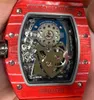 Tidlösa klockor Fancy Watch RM Watch RM014 Manual 45*38,9mm Tourbillon Big Red Magic Limited 8 Red Ntpt