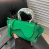 Borse da sera Donna Mini borsa verde Borsa piccola Borsa a tracolla a tracolla in pelle Pu Borsa a mano e borsetta casual da donna