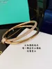 Hot Tiffay V Gold High-End Knot Armband 925 Silver 18K Rose T GU Ailing samma stil SAWC