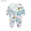 Footies OLOME mignon nouveau-né barboteuse coton infantile bébé chaussures dessin animé enfant en bas âge combinaison vêtements de nuit pour nouveau-nés bébé garçons et filles Onesie YQ240306