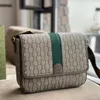 حقيبة حقيبة Messenger Crossbody Messenger Flap حقيبة حقيقية من الجلد الفضي مصممًا للأجهزة