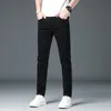 Spring AutumnWinter Light Luxury Quality Jeans Mens Straight Tube Loose Size Business Casual Pants 240227