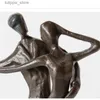 Decoratieve Objecten Beeldjes Europese Dubbele Danser Gietijzeren Sculptuur Handwerk Woonkamer Veranda Slaapkamer Kantoor Gepersonaliseerde Desktop Decoratie Goed Cadeau