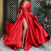 Sexy V Neck Open Chest Women Fashion Dresses Big Swing Long Dress Trailing Party Evening Special Vestidos 240228