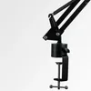 Microphones Metal Bracket Clamp Table Mounting Brackets Base Desktop Clip For Microphone Suspension Boom Scissor Arm Stand Holder