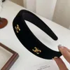Opaski na głowę klasyczne luksusowe designer C-litera opaski gąbki szlachetne opaski do włosów dla kobiet dziewczyna marka elastyczna opaska na głowę swobodne opakowanie modne Wysoka jakość 2024